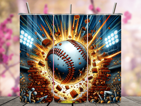 Baseball Wall Break Effect Tumbler Wrap Review for Sellers