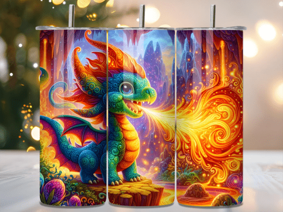 Cute Magic Baby Dragon Tumbler Wrap Review for Handmade Businesses