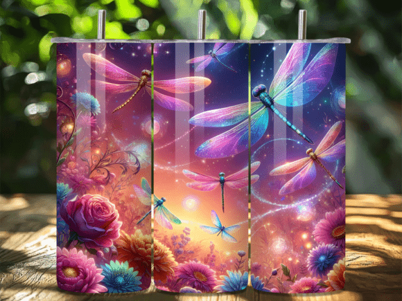 Magic Cosmic Dragonfly Tumbler Wrap PNG Review: A Spark for Handmade Creations