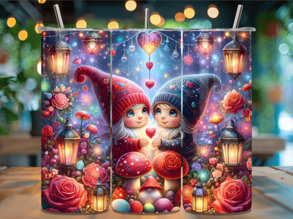 Magic Garden Gnome Valentine Tumbler Wraps: A Designer’s Perspective on Charm and Use