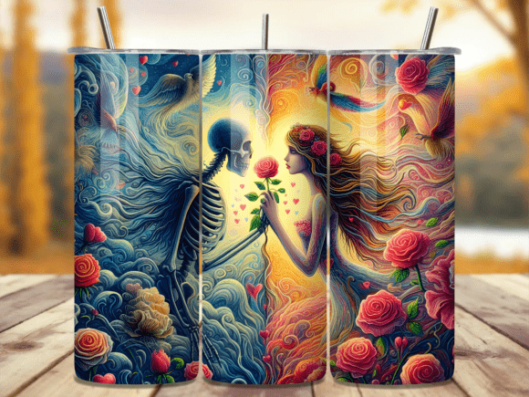 Skeleton and Woman Rose Tumbler Wrap Review for Real Projects