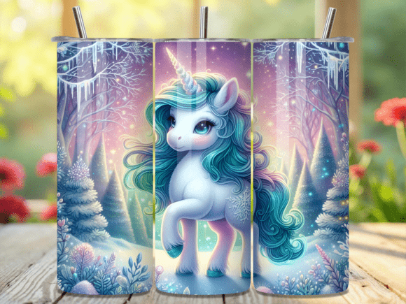Winter Ice Unicorn Snow Tumbler Wrap Review: A Magical Branding Asset